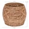 Household Essentials 16" X-Weave Round Wicker Floor Basket